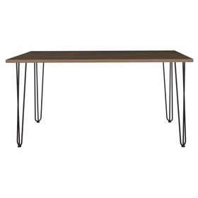 Mesa de comedor Vassel 74.3x160x90 cm miel