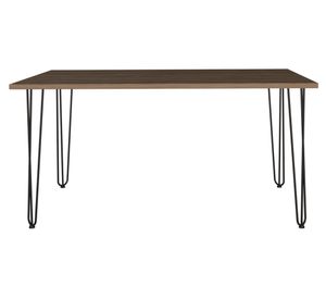 Mesa de comedor Vassel 74.3x160x90 cm miel