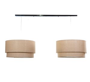 Lámpara colgar 1L E27 doble crudo Diseño 3.