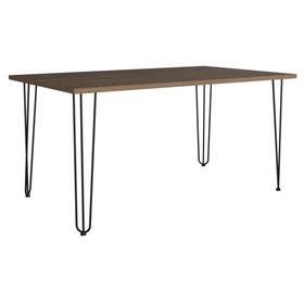 Mesa de comedor Vassel 74.3x160x90 cm miel