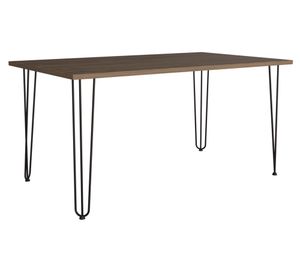Mesa de comedor Vassel 74.3x160x90 cm miel