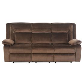 Sofá reclinable 3 cuerpos Amberes café claro Cic.