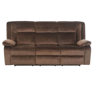 Sofá reclinable 3 cuerpos Amberes café claro Cic.