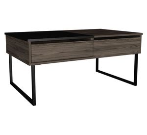 Mesa funcional rectangular 5G-4 45.7x101.5x61.3 cm coñac/wengué