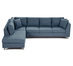 Sofá seccional Carter izquierdo denim Rosen.