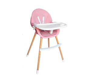 Silla comer Niza rosado Kidscool