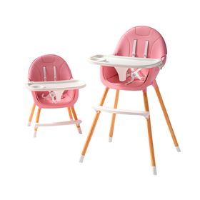 Silla comer Niza rosado Kidscool