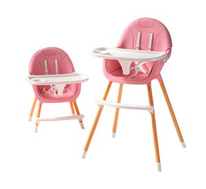 Silla comer Niza rosado Kidscool