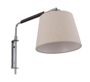 Aplique 1L E27 cordón cromo Diseño 3.