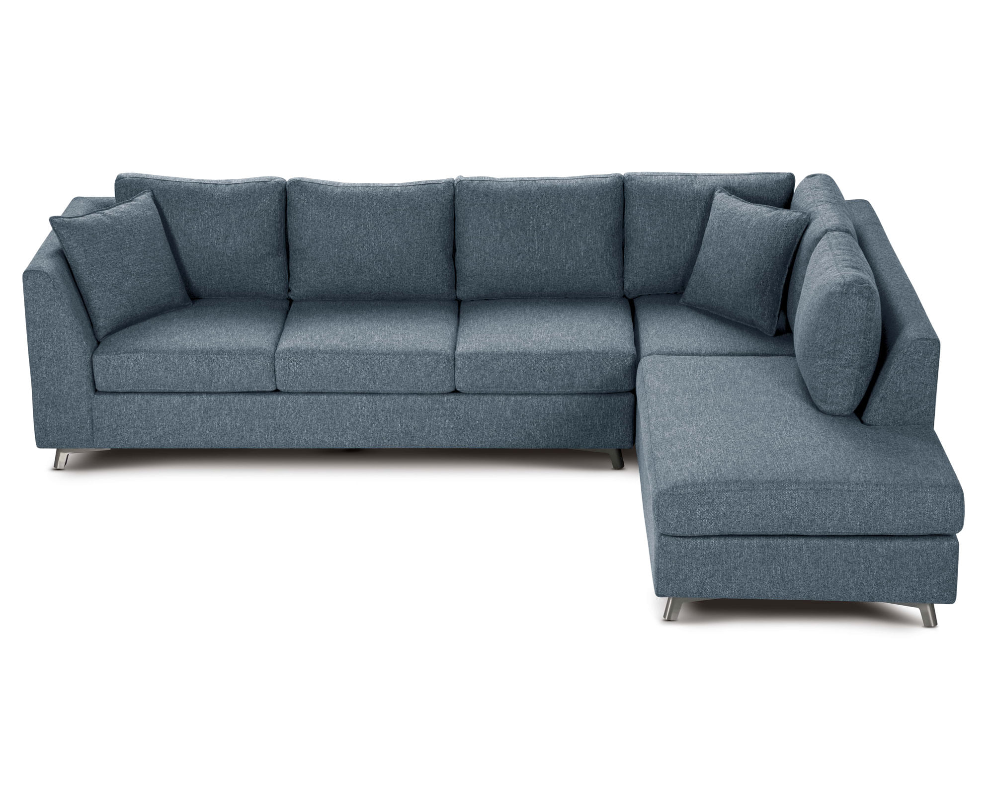 Rosen Sofá seccional Carter derecho denim Rosen.
