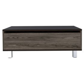 Mesa funcional rectangular 5G-2 29.7/43.3x80x54.5 cm coñac/wengue