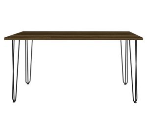 Mesa de comedor Vassel 74.3x160x90 cm caramelo