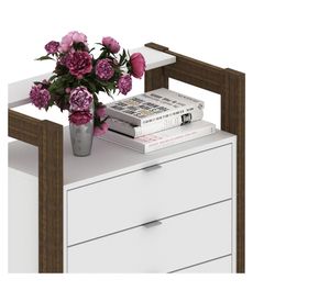 Mueble oficina 4 cajones AZ blanco Tecnomobili