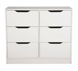 Cómoda 6 cajones blanco Cic