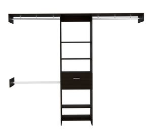 Clóset 1 cajón Manchester wengue TuHome