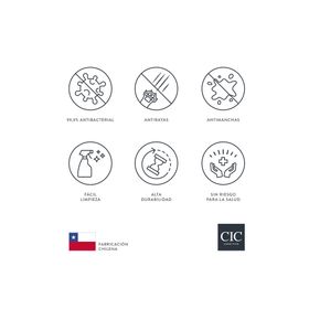 Cómoda nordica 6 cajones blanco Cic