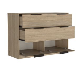 Cómoda 2 puertas 4 cajones Kaia TuHome