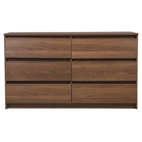 Cómoda nórdica 6 cajones nogal Cic