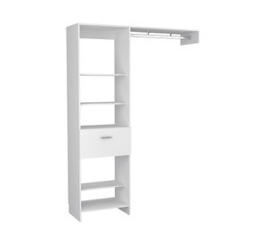 Clóset 1 cajón Manchester blanco TuHome