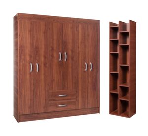 Clóset Trancura + librero Sucre cerezo Cic