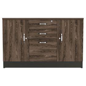 Gabinete 3 puertas 2 cajones Home Office TuHome