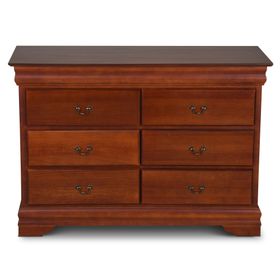 Cómoda 6 cajones Miro café claro Cic