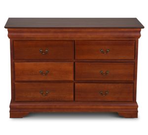 Cómoda 6 cajones Miro café claro Cic