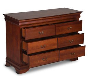 Cómoda 6 cajones Miro café claro Cic