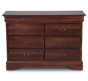 Cómoda 6 cajones Miro café oscuro Cic