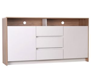 Rack Alto Colbun 2 puertas 3 cajones olmo-blanco Cic