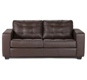 Sofá 2 cuerpos marrón Rosen