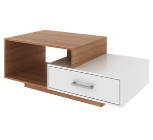 Mesa de centro asimétrica cubos almendra Tecnomobili