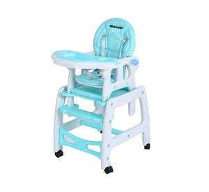 Silla comer 3 funciones new fresh blue