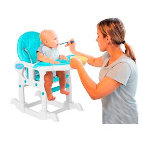 Silla comer 3 funciones new fresh blue