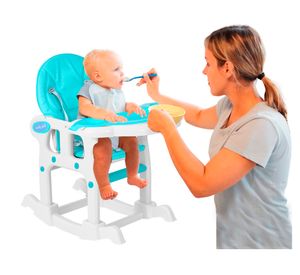 Silla comer 3 funciones new fresh blue