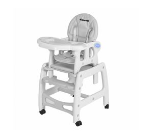 Silla de comer New 3 funciones en 1 gris