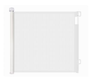 Reja infantil retráctil 140 cm blanco