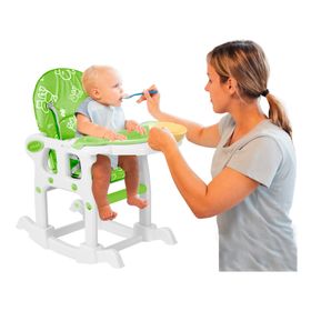 Silla comer 3 funciones New verde