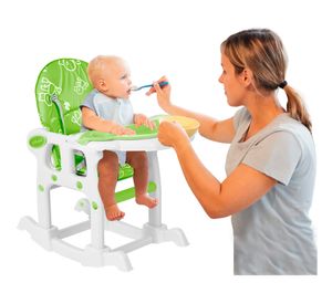 Silla comer 3 funciones New verde