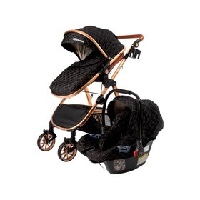 Coche Travel System 3 en 1 negro Kidschool