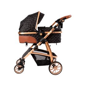 Coche Travel System 3 en 1 negro Kidschool