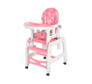Silla comer 3 funciones New rosado