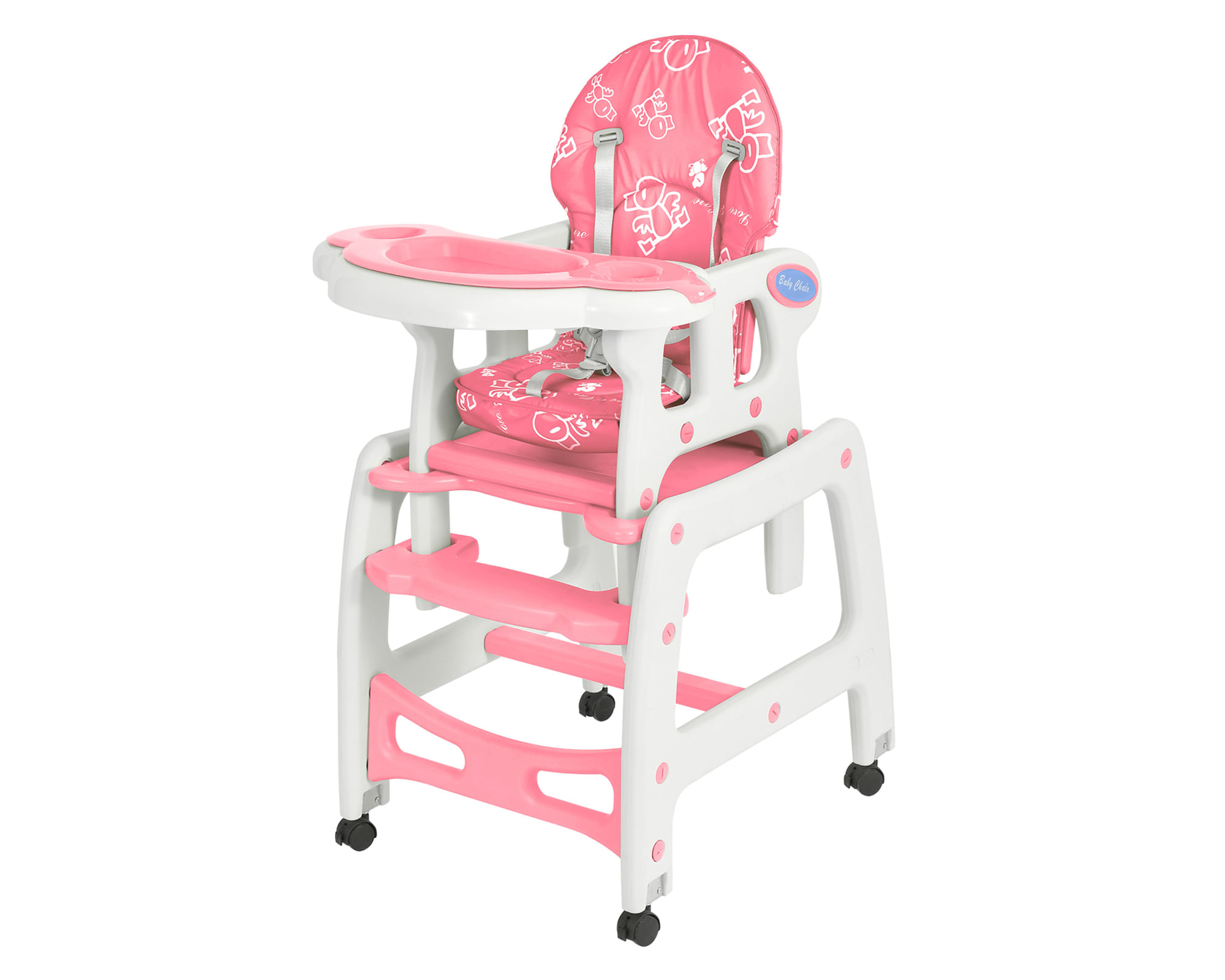 Kidscool Silla comer 3 funciones New rosado