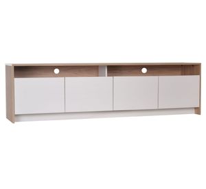 Rack Bajo Colbun 2 puertas 2 cajones olmo-blanco Cic