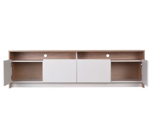 Rack Bajo Colbun 2 puertas 2 cajones olmo-blanco Cic