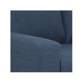 Sofá seccional 5 cuerpos Praga azul