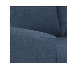 Sofá seccional 5 cuerpos Praga azul