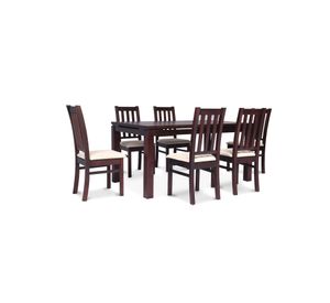 Juego de comedor 6 sillas Ñuble beige