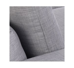 Sofá seccional 5 cuerpos Praga gris