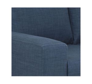 Sofá seccional 5 cuerpos Praga azul